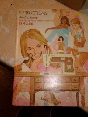 instructions Touch and sew deluxe zig zag machine model 758